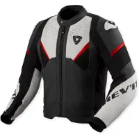 REV'IT! Revit Automate blouson en cuir perforé pour moto, noir, 50