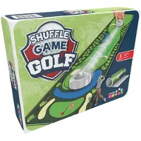 Lifetime Games Jeu de table Shuffle Bowling - Jeu de quilles complet - Thème Golf - 90 x 20 x 3 cm