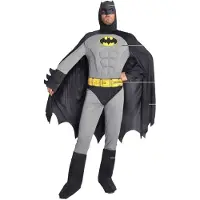 Atosa Batman Man Costume Gris L Enfants