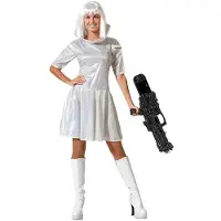 Atosa Galaxy Woman Costume Blanc M-L