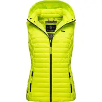 MARIKOO Gilet citron vert / noir