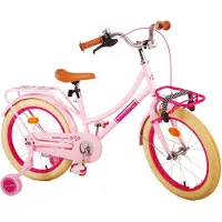 Volare Excellent Children's Bicycle - Fille -18 pouces - Rose - 95% assemblé