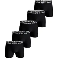Björn Borg Boxers Cotton Stretch 5-Pack Noir