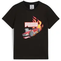 Puma X Hot Wheels Graphic T-shirt manches courtes Noir 5 ans Filles,Garçons Noir 5 ans