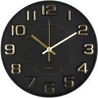 Atmosphera Horloge murale avec cadran 3D DORIS, Ø 30 cm