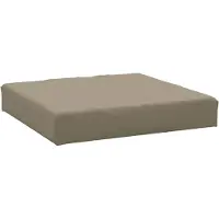 vidaXL Coussin de palette taupe 60x60x9,5 cm tissu oxford