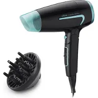 Ufesa Trip&Dry, Noir, Bleu, Cavalier, 1600 W