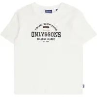 Only & Sons Junior T-Shirt 'OSJLENNY' rouge / noir / blanc