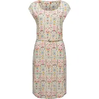 Ragwear Robe 'Lilithe Ikat' beige / moutarde / pétrole / rouge cerise