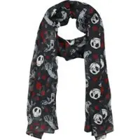 The Nightmare Before Christmas Foulard Disney de - Jack Skellington - Fantômes & Roses - pour Unisexe - multicolore - Taille Standard