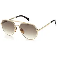 David Beckham DB 7037/G/S Or havane 61/16/145 Lunettes de soleil pour homme