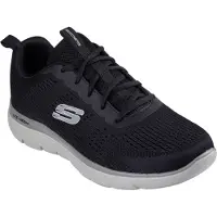 SKECHERS Sneakers 232395-BKTP in Black Mesh/Taupe Trim color size 48.5