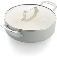 Dagelijkse Kost Proline Cocotte en céramique antiadhésive Ø 24 cm - Design Jeroen Meus, aluminium recyclé de haute qualité, compatible avec l'induction, passe au four, passe au lave-vaisselle
