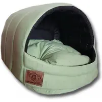 Viking Choice Lit pour chien - petit chien - parc - lit pour chien - 45 x 49 x 36 cm - vert mat - lit pour chien - lit pour chien