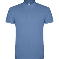 GOR Roly PO6638 | Polo Star homme, Piqué - Couleur : Sky Blue 10 - Taille : M