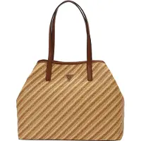 GUESS Vikky Rafia Shopper Bag Orange