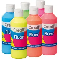 Havo Gouache fluorescente Creall, 6x250ml