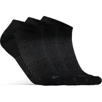Craft Chausettes Craft Core Dry Footies Black (Lot de 3)-Pointure 34 - 36