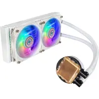 Cooler Master WAK CoolerMaster MasterLiquid PL240 FLUX White(1700/1200/20x, Refroidissement liquide CPU, Blanc