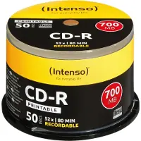 Intenso 700 Mb/80 Min 52x Imp Cd-r 50 Units Clair