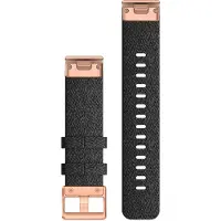 Garmin bracelet de remplacement QuickFit20 nylon noir/or rose