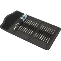 Wera Kraftform Kompakt 60 Stainless Steel Screwdriver Bit Set Argenté