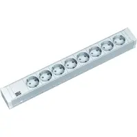 Bachmann - Rallonge (montage en rack) - 8 connecteurs de sortie - 1U - 48,3 cm (19") - Allemagne (19.07.1364)