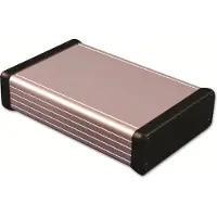 Hammond Electronics Boîtier profilé HAMMOND, 1455J1202, aluminium extrudé, aluminium clair, IP54, 120 x 78 x 27 mm