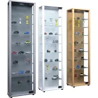 VCM Bois verre vitrine de collection vitrine de verre vitrine stand vitrine Edana Maxi Bois verre vitrine de collection vitrine de verre vitrine stand vitrine Edana Maxi