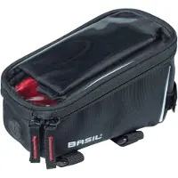 Basil Support de téléphone Sacoche de cadre Sport Design Noir
