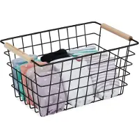 Relaxdays Corbeille en fil métallique (31 cm, 1x)
