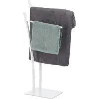 Relaxdays Porte-serviettes sur pied