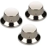Schaller Strat(TM) Knob nickel (3), Instrument : accessoires, Argent