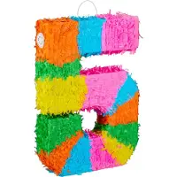 Relaxdays Pinata Chiffre numéro anniversaire (1 pcs)