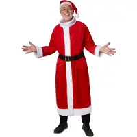 Dressforfun Cape Père Noël classique XXL - habillage costume halloween - carnaval - soirée - rouge