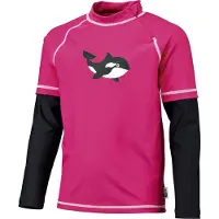 Beco Garçons, Maillot de surf, Beermann GmbH -SEALIFE T-shirt UV Standard pour enfants rose/noir 140, Noir, Pink, (140)