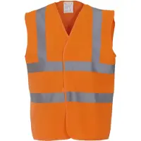Yoko Pack 50 Gilet haute visibilit? Hi Vis Orange - Yoko YHVW100 - Taille 2XL