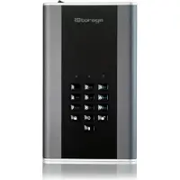 Origin Storage iStorage DiskAshur DT2, 20000 Go, 3.2 Gen 1 (3.1 Gen 1), Noir, Gris (20 To), Disque dur externe, Noir