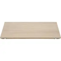 Ebuy24 Canes Plaques d'insertion 2 pièces Placage chêne teinté blanc