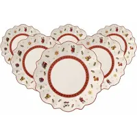 Villeroy & Boch Plat à Gâteau Villeroy & Boch Toy's Delight White (6-Pieces)
