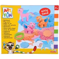 Adlibris Art&Fun Set de sable de jeu Licorne 3x200g Sable Accessoires