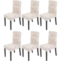 Mendler Chaise de salle à manger Littau (lot de 6)