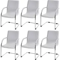 Mendler Chaise de salle à manger Perm (lot de 6)