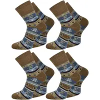 Normani Chaussettes bleu marine / bleu fumé / marron
