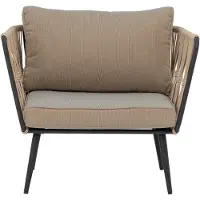 Bloomingville Chaise longue Pavone marron