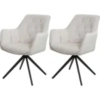 MCW Chaise de salle à manger -L80 (lot de 2)