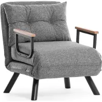 Hannah Home , Sando Single - Light Grey, canapé-lit 1 place, 100 % MÉTAL, gris clair, 175 x 60 cm