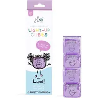 Glo Pals Cubes sensoriels av. Lumière - Lumi - 4 pces - Violet - - UneTaille - Jouet Pour Le Bain
