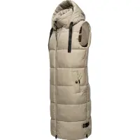 NAVAHOO Gilet beige / noir / blanc