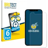 BROTECT Protection Clair (Apple iPhone 12), Téléphone portable : film de protection, Transparent